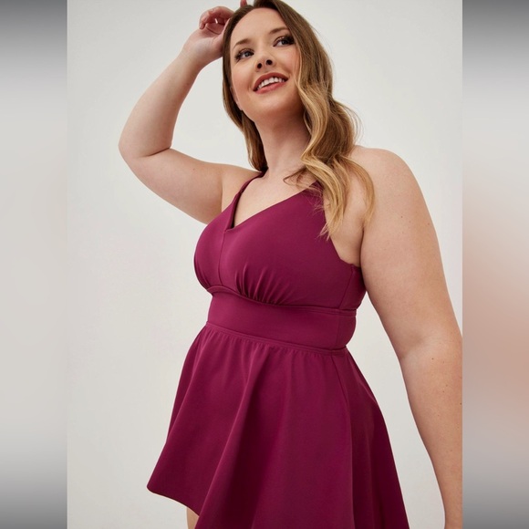 Torrid Purple Swim Top Women’s Size 2X - Picture 1 of 10